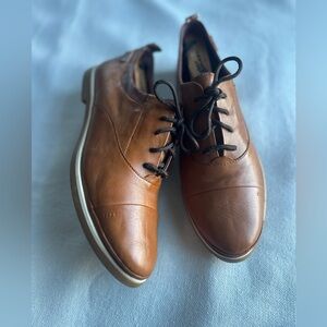 PIKOLINOS Pyrgos Brown Leather Oxford Shoes | 
Women’s 41